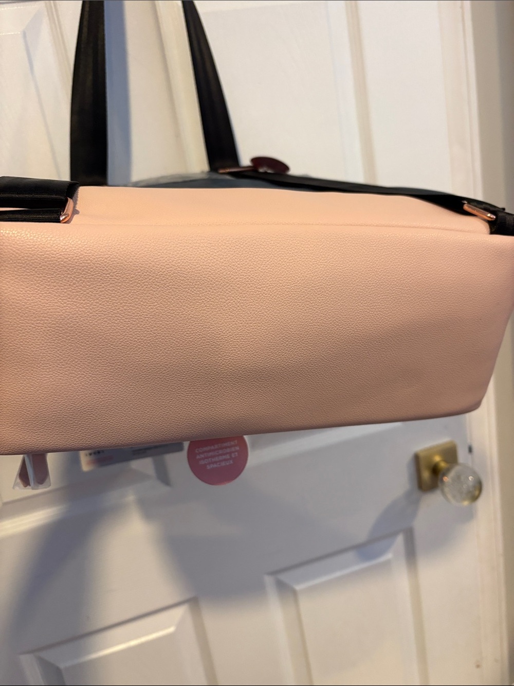 BNWT Petunia Pickle Bottom Navy and Blush Convertible Pivot Pack Diaper Backpack - Picture 6 of 9